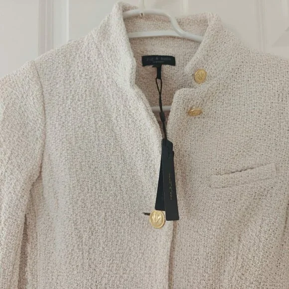 NWT rag & bone Slade Cotton Tweed Blazer Jacket - Picture 6 of 8